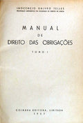 MANUAL DE DIREITO DAS OBRIGAÃ‡Ã•ES.