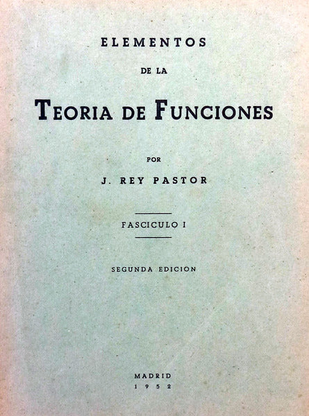 TEORIA DE FUNCIONES.