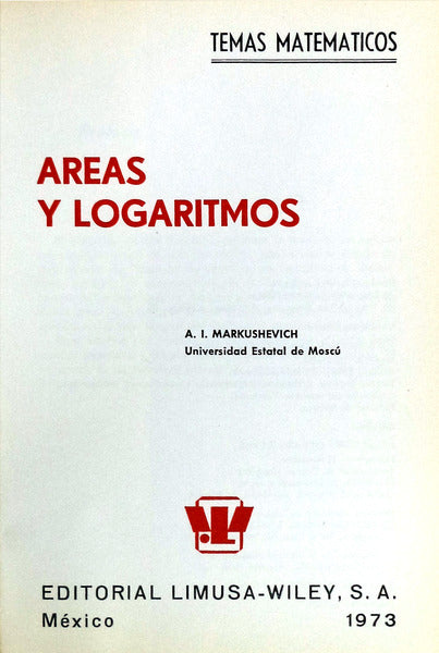 AREAS Y LOGARITMOS.