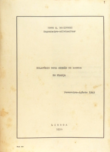 RELATÃ“RIO DUMA MISSÃƒO DE ESTUDO EM FRANÃ‡A.
