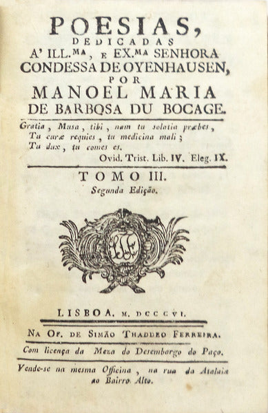 POESIAS, [TOMO III - 2.Âª EDIÃ‡ÃƒO]
