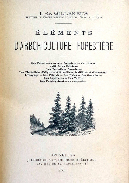 Ã‰LÃ‰MENTS D'ARBORICULTURE FORESTIÃˆRE.