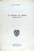 O Â«ACASOÂ» DE CABRAL. REFLEXÃ•ES TÃ‰CNICAS