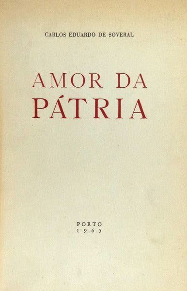 AMOR DA PÃTRIA.