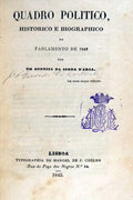 QUADRO POLITICO, HISTORICO E BIOGRAPHICO DO PARLAMENTO DE 1842.