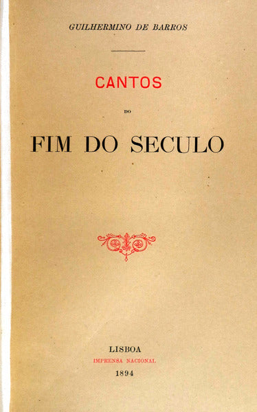 CANTOS DO FIM DO SECULO.