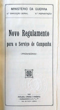 NOVO REGULAMENTO PARA O SERVIÇO DE CAMPANHA.