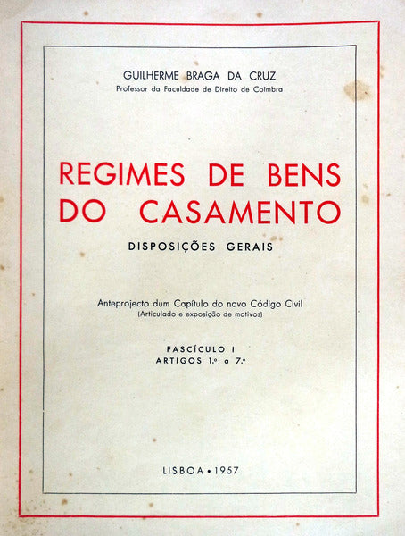 REGIMES DE BENS DO CASAMENTO.