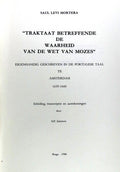 TRAKTAAT BETREFFENDE DE WAARHEID VAN DE WET VAN MOZES.[Tratado da Verdade da Lei de MoisÃ©s].