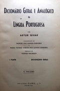 DICIONÃRIO GERAL E ANALÃ“GICO DA LÃNGUA PORTUGUESA.
