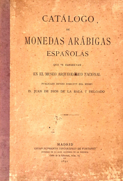 CATÃLOGO DE MONEDAS ARÃBIGAS ESPAÃ‘OLAS