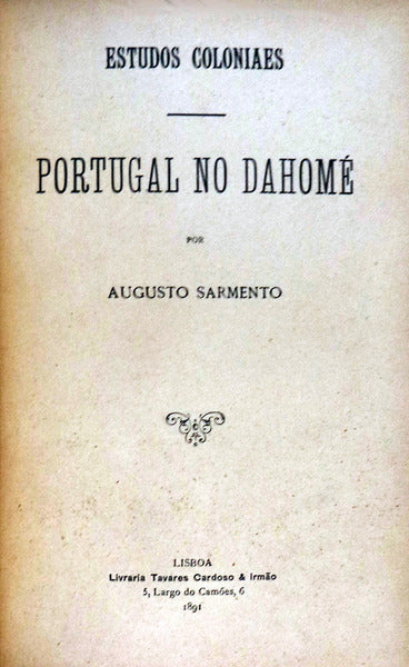 PORTUGAL NO DAHOMÃ‰.