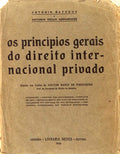 OS PRINCIPIOS GERAIS DO DIREITO INTERNACIONAL PRIVADO.