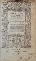 IESV CHRISTI D. N. NOVVM TESTAMENTVM - NOVO TESTAMENTO GENEBRA [1616]