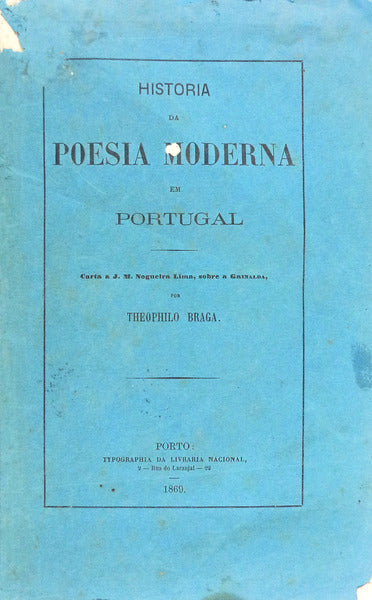 HISTÃ“RIA DA POESIA MODERNA EM PORTUGAL.