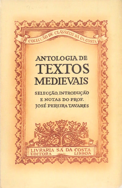ANTOLOGIA DE TEXTOS MEDIEVAIS.