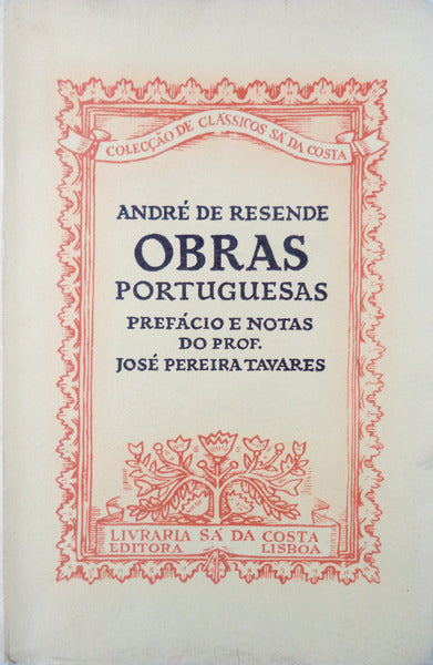 OBRAS PORTUGUESAS.