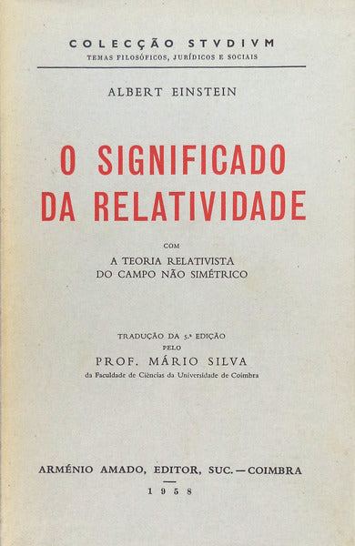 O SIGNIFICADO DA RELATIVIDADE.