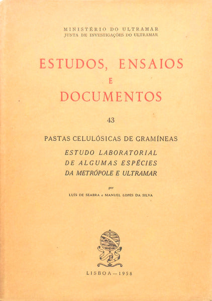 PASTAS CELULÃ“SICAS DE GRAMÃNEAS. ESTUDO LABORATORIAL DE ALGUMAS ESPÃ‰CIES DA METRÃ“POLE E ULTRAMAR.