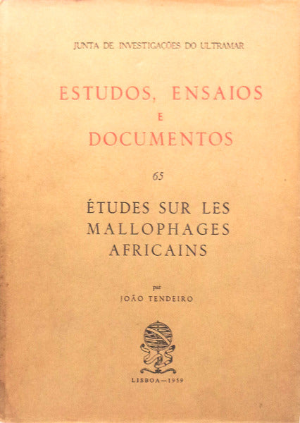 Ã‰TUDES SUR LES MALLOPHAGES AFRICAINS.