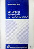 DO DIREITO PORTUGUÃŠS DA NACIONALIDADE.