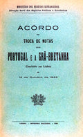 ACÃ”RDO POR TROCA DE NOTAS ENTRE PORTUGAL E A GRÃƒ-BRETANHA. [Conjunto de 15 acordos comerciais celebrados entre 1933 e 1936]