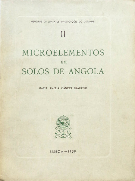 MICROELEMENTOS EM SOLOS DE ANGOLA.