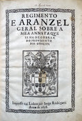 REGIMENTO E ARANZEL GERAL SOBRE A MEA ANNATA QUE SE HA DE COBRAR DO PROVIMENTO DOS OFFÃCIOS.
