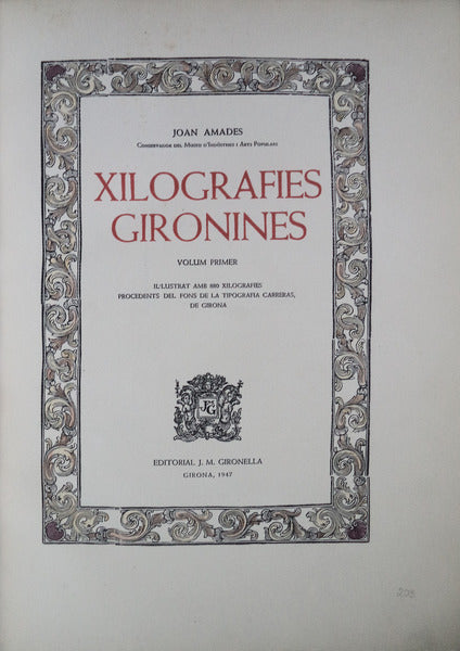 XILOGRAFIES GIRONINES.