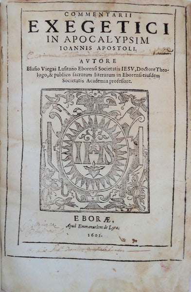 COMMENTARII EXEGETICI IN APOCALYPSIM IOANNIS APOSTOLI.