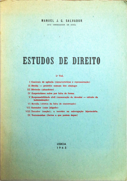 ESTUDOS DE DIREITO.