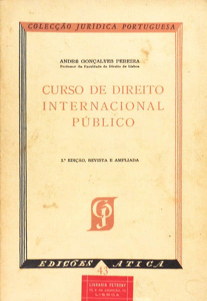 CURSO DE DIREITO INTERNACIONAL PÃšBLICO.