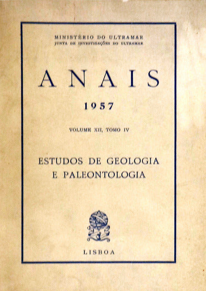 ESTUDOS DE GEOLOGIA E PALEONTOLOGIA.