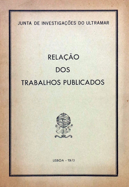 RELAÃ‡ÃƒO DOS TRABALHOS PUBLICADOS.