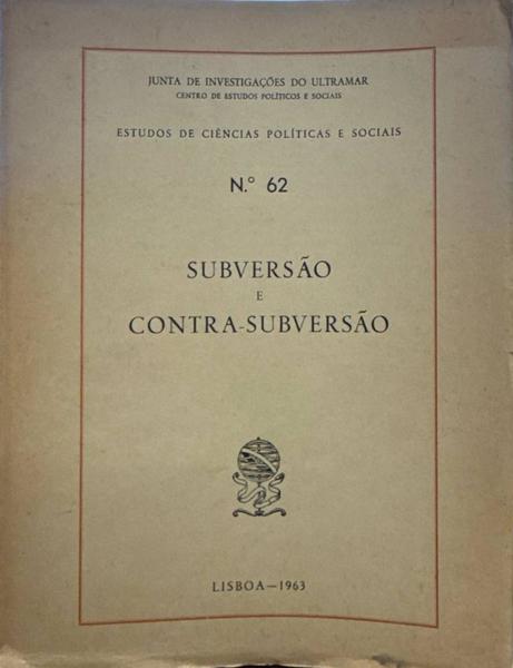 SUBVERSÃƒO E CONTRA-SUBVERSÃƒO.