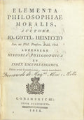 ELEMENTA PHILOSOPHIAE MORALIS,