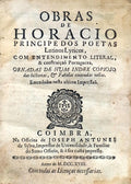 OBRAS DE HORACIO PRINCIPE DOS POETAS
