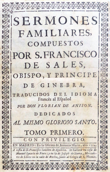 SERMONES FAMILIARES,