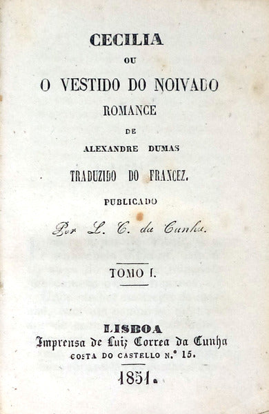 CECILIA OU O VESTIDO DO NOIVADO.