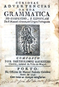 CURIOSAS ADVERTENCIAS DA BOA GRAMMATICA