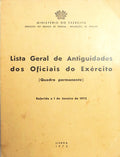 LISTA GERAL DE ANTIGUIDADES DOS OFICIAIS DO EXÃ‰RCITO.