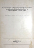 CONTRIBUTOS PARA O ESTUDO DAS FESTIVIDADES POPULARES