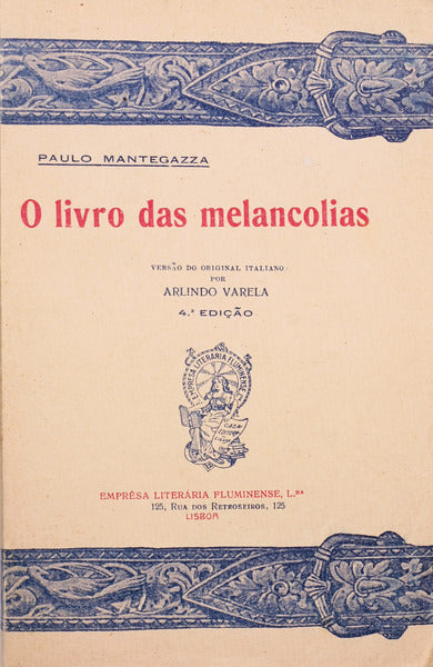 O LIVRO DAS MELANCOLIAS.