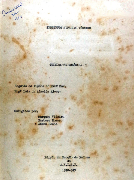 QUÃMICA TECNOLÃ“GICA. I. [e II]