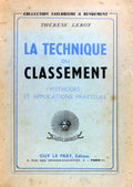 LA TECHNIQUE DU CLASSEMENT.