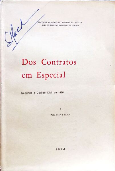 DOS CONTRATOS EM ESPECIAL.