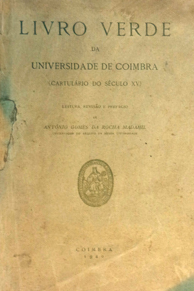 LIVRO VERDE DA UNIVERSIDADE DE COIMBRA.