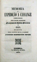 MEMORIA DA EXPEDIÃ‡ÃƒO A CASSANGE