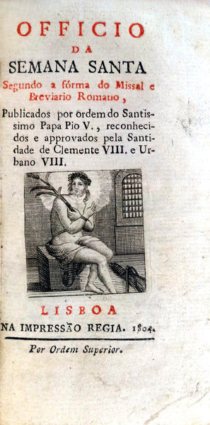 OFFICIO DA SEMANA SANTA.
