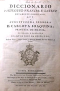 DICCIONARIO PORTUGUEZ-FRANCEZ-E-LATINO.